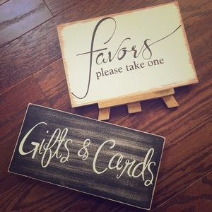 Wooden Wedding Signs | Decor